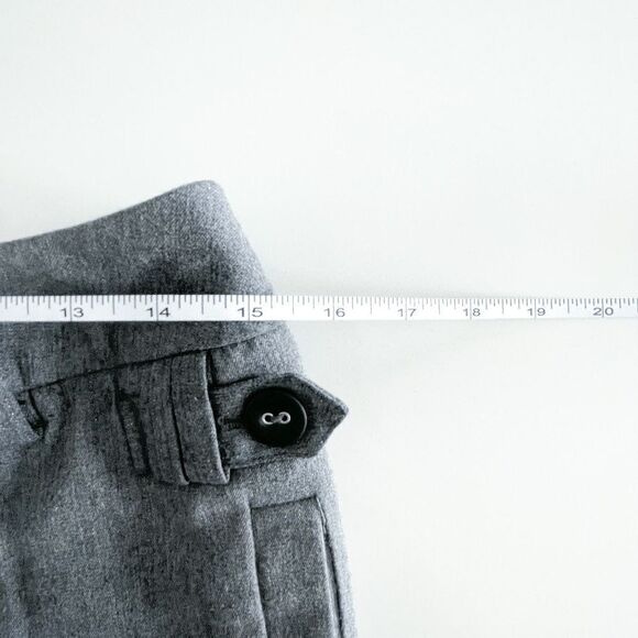 Haggar Womens Pants Trouser Slacks Gray Silver Threads Petite Size 6 - Picture 8 of 10